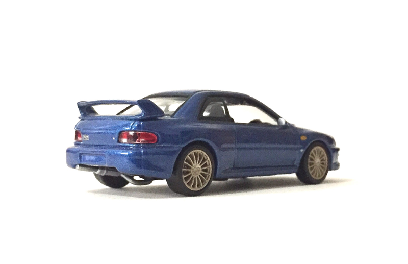 Illustration for article titled Scooby Saturday - Subaru Impreza 22B STI 1/64 by Carisma